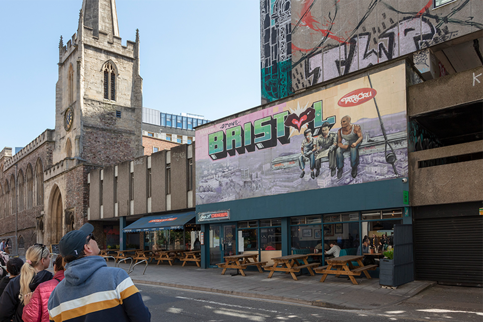 Beautiful street art in Bristol