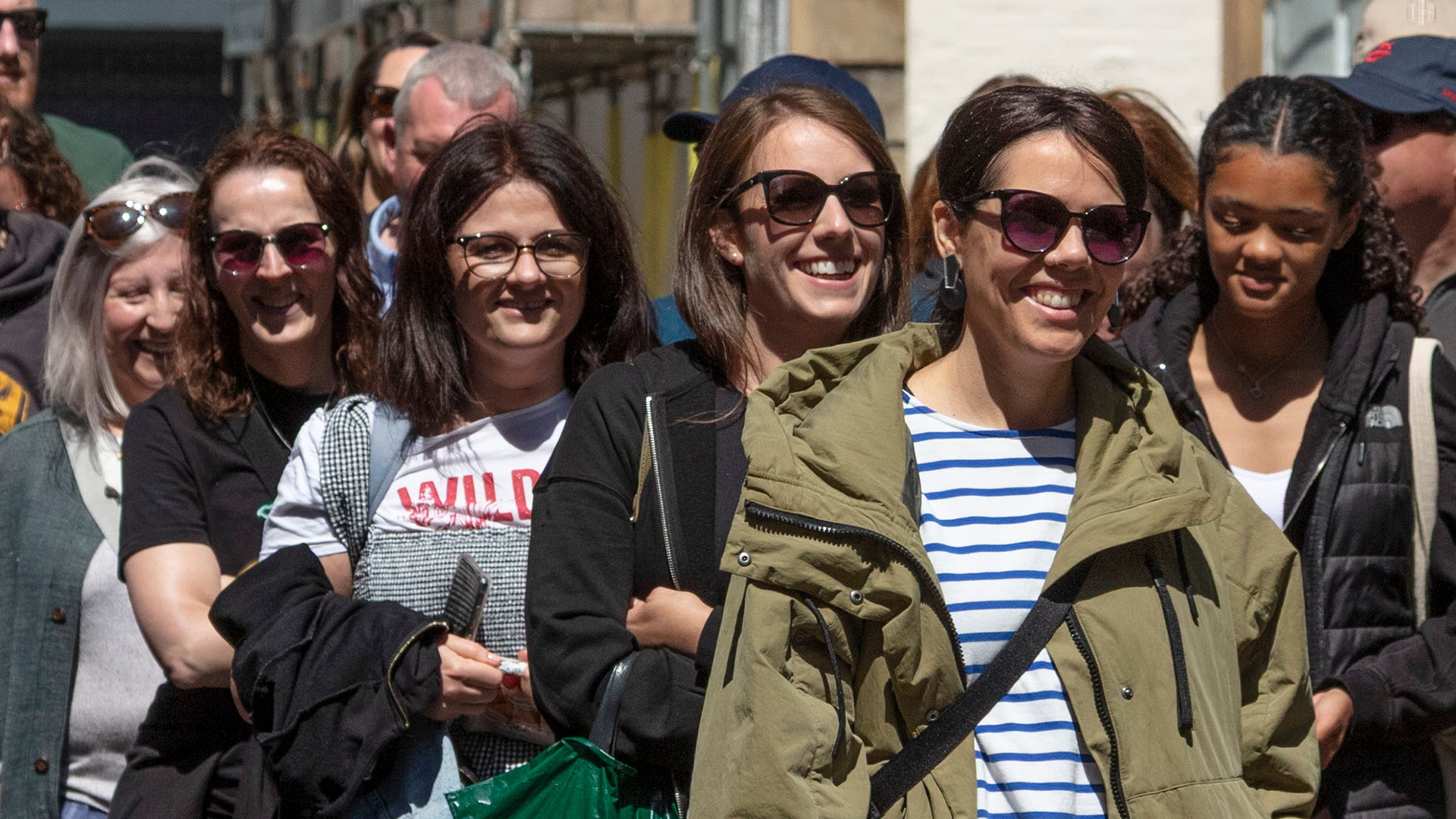 People enjoying a Bristol walking tour